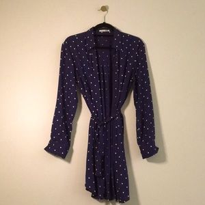 Reformation Jean polka dot dress.